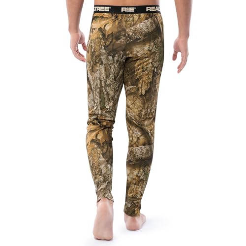 Indera Mens Realtree APX Pattern Camo Thermals Base Layer Pant2