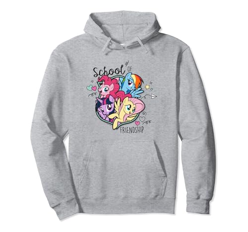 Sweat à capuche My Little Pony School of Friendship hoodie chaud pour l'hiver