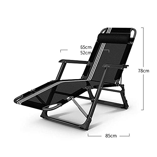 Chaise de jardin pliable contre le mal de dos avec structure stable renforcée