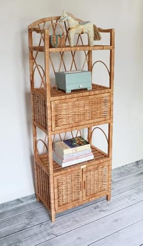 Wicker Bookcase Handmade In Poland #TOP1