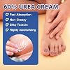 60% Urea plus 2% Salicylic Acid Foot Cream, Intense Hydration for Dry Cracked Feet Hands and Unisex Whole Body Lotion Moisturizer Hydrate & Nourish Foot Care for Softens Skin Exfoliates Dead Skin