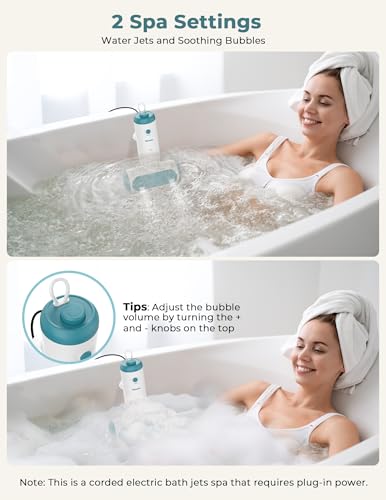 image for BEFORRM Bath Jets for Tub,Portable Jet Spa for Bathtub with Dual Hydro