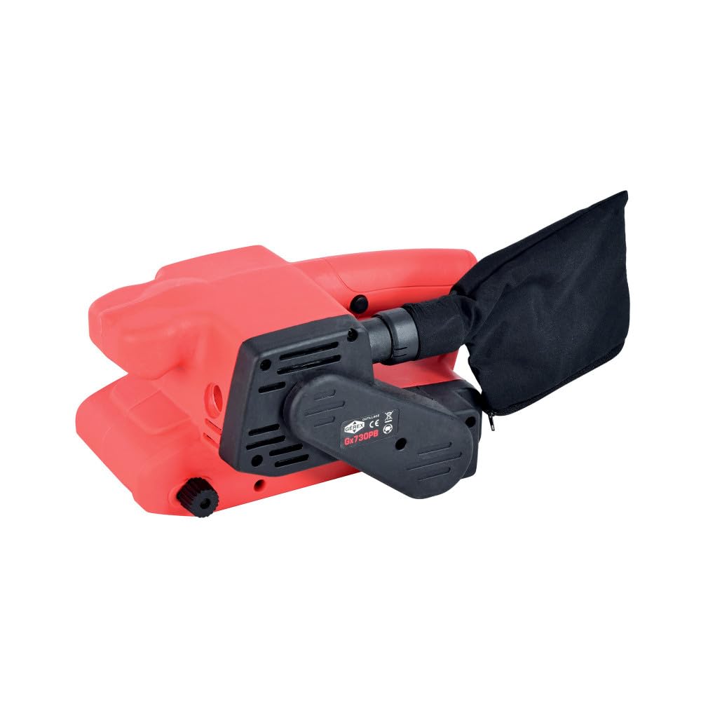 Ponceuse à bande 730W Gerex 76 x 457mm 200m/min 230V~ 2.8kg 2 ans