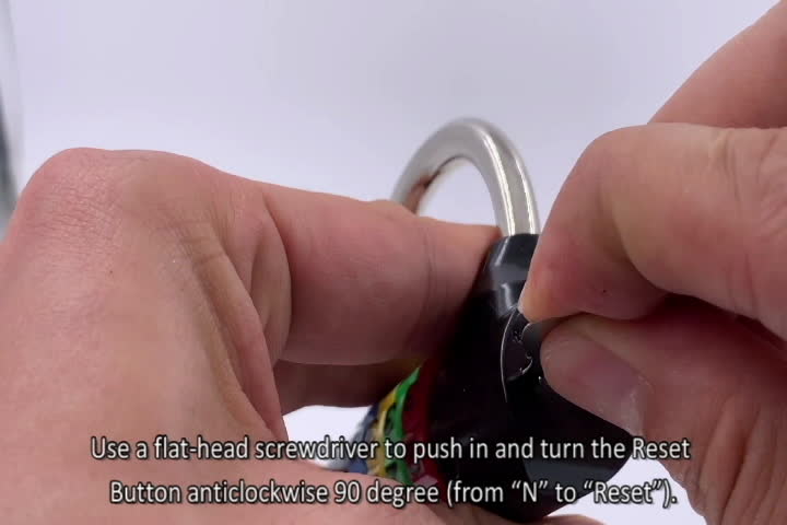 Bosvision Combination Padlock for Gym Locker and Escape Room, Code Padlock, 7.8mm shackle