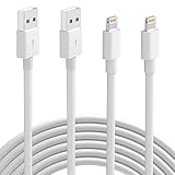 Eettvekd 2-Pack 6FT MFI Certified Lightning to USB Cable, Fast Charging and Data Sync, Compatible with iPhone 14/13/12/11 Pro/Max/Min/XS/XR/X/8/7/6 Plus/SE iPad and More