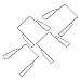 Produktbild 4 Stück Metall Taschengürtelclip passend für Sennheiser EW100 EW300 EW500 EW500 G1 G2 G3 Bodypack