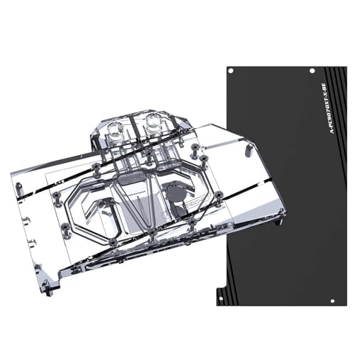 Bloc d'eau GPU cuivre contre la surchauffe des cartes PowerColor RX 9070 XT