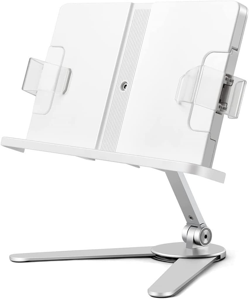 Foldable Reading Book Stand Cookbook Holder Desktop Adjustable Height&Angle Bracket