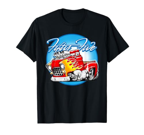 Camioneta Classic 55 Hot Rod Camiseta