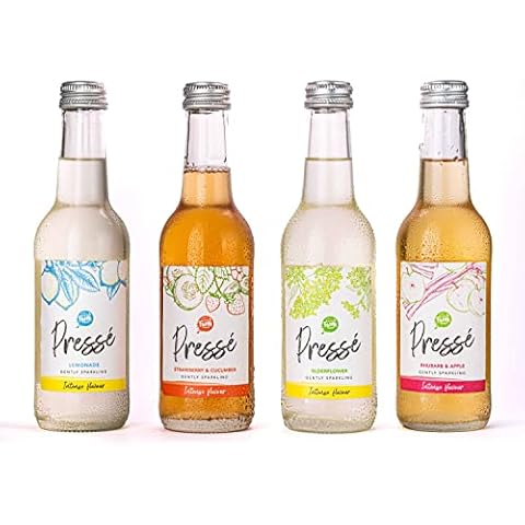 Barn Farm Drinks Presse Mixed Case 12 x 250ml Glass Bottles Soft Drink Mixers Cover