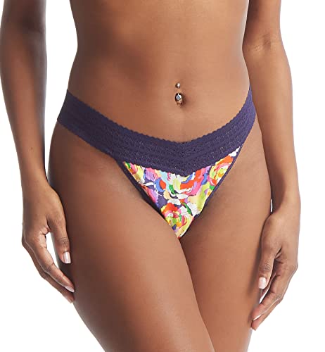 String original Hanky Panky Tales of Wonder pour femme en dentelle indigo à rayures