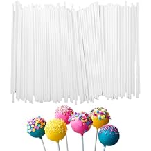 Lollipop Sticks,Cake Pop Sticks,Candy Sticks 100pcs 4 Inch,Used for Cake,Candy, Cookies, Chocolate