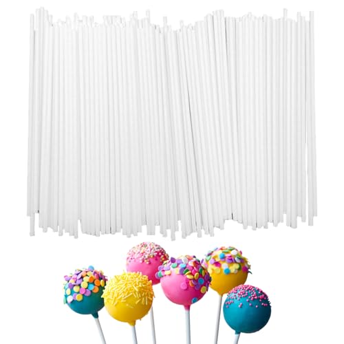 Lollipop Sticks,Cake Pop Sticks,Candy Sticks 100pcs 4 Inch,Used for Cake,Candy, Cookies, Chocolate