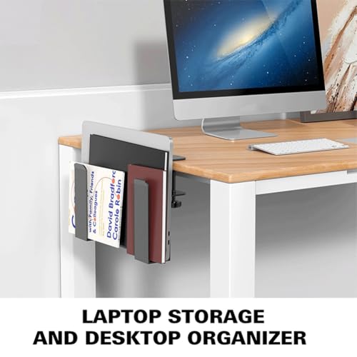 Organisateur de bureau haut de gamme pour ordinateur portable et dossiers - 3
