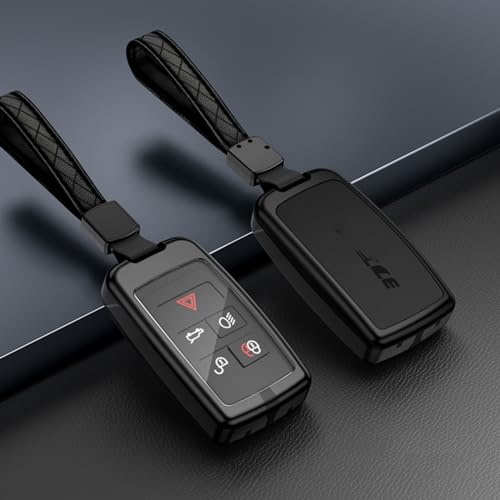 Funda de llave para Land Rover y Jaguar de silicona y aleación de zinc