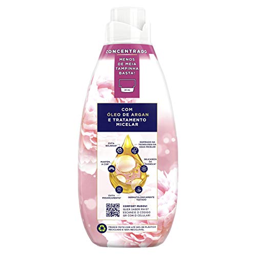 Amaciante Concentrado Comfort Proteção Micelar 1 LT, Comfort, 1 L