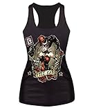 Ninimour- Fashion Digital Print Gothic Steampunk Tank Top (joker),joker,Regualr Size Fits XS-M