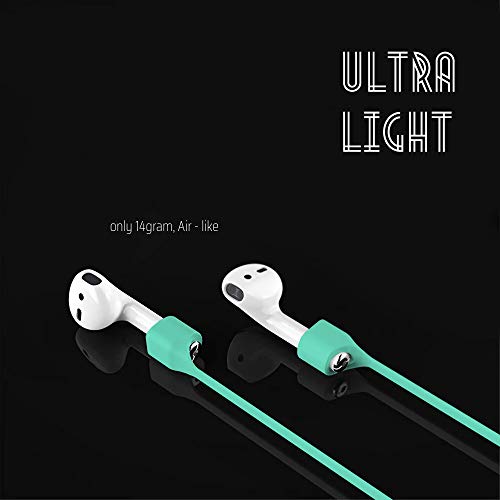 Image of Ultra Strong Magnetic Airpod Pro Strap Anti-Lost Cord Sports Lanyard Compatible with Airpods 3rd 2nd Generation Pro 3 2 1 (Mint)