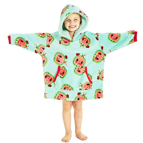Girls Boys Cocomelon Hoodie Oversized Fleece Hoody (Cocomelon 4-6 Years)