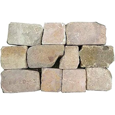 Amazon あいランドガーデン アンティークレンガ 古窯レンガ 割れレンガベビーピンクkg レンガ ブロック