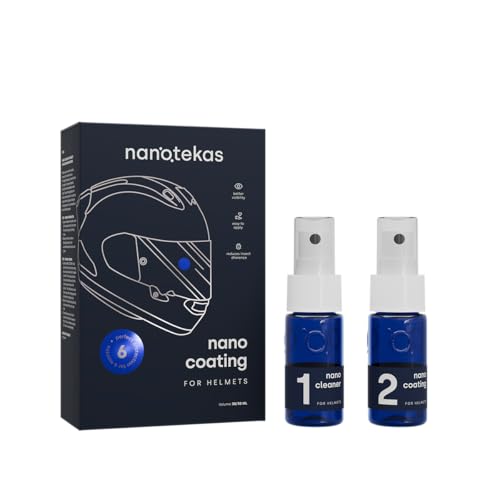 Nano Ceramic Coating Kit for Helmets - Hydrophobic Glass Shield