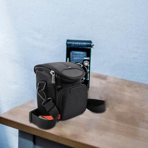 Bolso de hombro para cámara con funda protectora ajustable y nailon resistente 4
