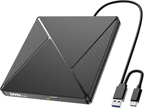 Umaniy DVD Player for Laptop, External CD Drive for Mac,
