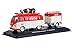 1:43 Coca-Cola 1960 Volkswagen Kombi T1 with Trailer - Motor City Classics