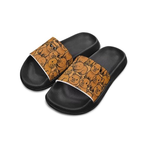 Image of Slides for Boys Girls Quick Drying Kids Slides Sandals Non-Slip