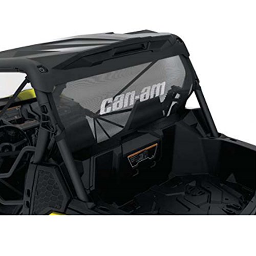 Pare-vent arrière Can-Am anti-poussière noir 715003664 pour confort de cabine