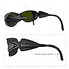 FreeMascot IPL Glasses 190nm-2000nm Laser Eye Protection Glasses for Tanning, Laser Hair Removal (Green) (Frame Style 2)
