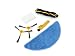 Produktbild XORO Set 100 Ersatzteile für Saugroboter HSR 100/200 - Cleaning Set ACC600600, Gelb/Schwarz