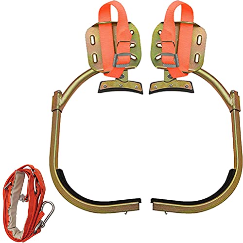 YCNLYSSR Tree Climbing Shoes,Pole Climbing Spikes,Non-Slip Climbing Tree Spikes Thicken Foot Buckle For Hunting Outdoor Sports Supplies,Working At Heights,model300