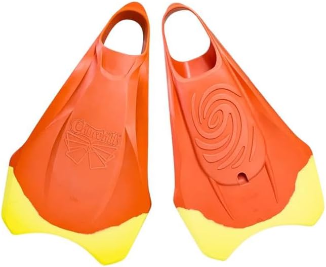 Churchill Aletas de natación Vortex hechas de goma malasia. Diseñadas para propulsión de aletas de natación, buceo, surf, bodyboard, unisex.
