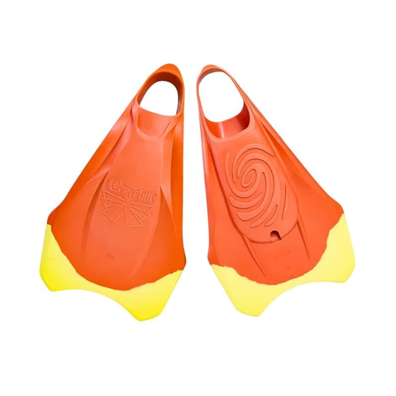 Palmes de natation Churchill Vortex avec propulsion maximale en caoutchouc malaisien