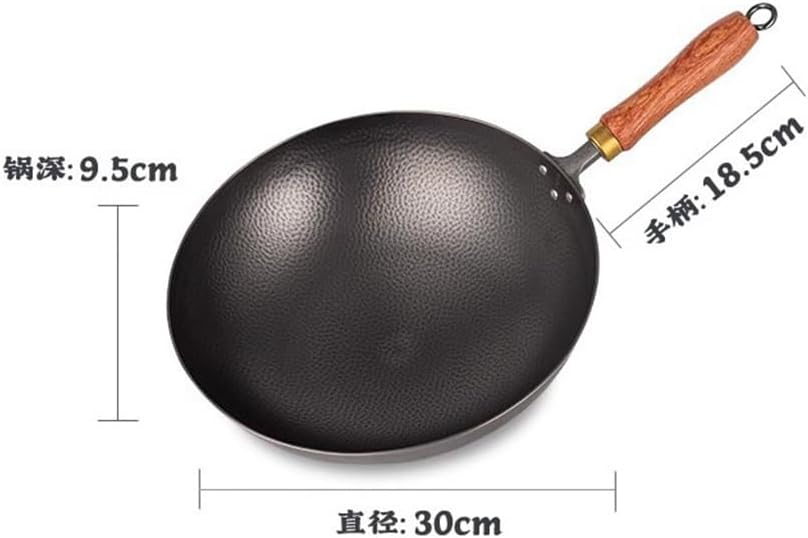 Non-stick Hand Forged Frying Pan Round Pan For Home Use Uncoated Non-rusting Gas Stove Exclusively
