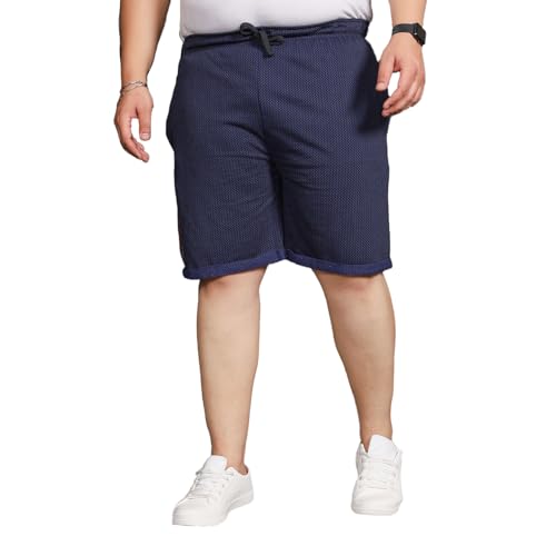 Image of Bigbanana Plus Size Men's Regular Fit Jacquard Shorts