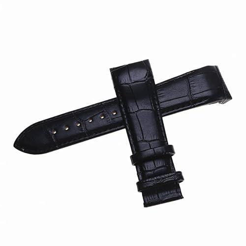 BrightBulb Leder Uhrenarmband Uhrenzubehör Armband Luxusarmband für Tis-sot T035 T035627 T035617 T035407 T035410A-Schwarz 23mm Cover