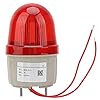 220V AC Strobe Signaallamp Bout Vaste Rode LED Waarschuwingslichten Diameter 75 mm