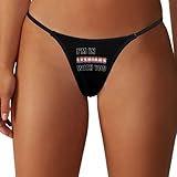 I'm In Lesbians With You Women's G-String Thong Underwear T-Back Panties Low Rise Underpants