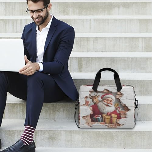 Maletín portátil para laptop 15.6 pulgadas con asa y correa miniatura 3