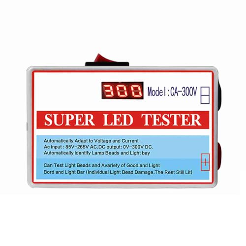 Domary LED Digital Display Voltage Tester, Portable LED Lamp Beads