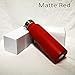 Produktbild Wasserflasche 350/500/600/750/1000 ml Edelstahl doppelwandig Vakuumkanne Isolierte Wasserflaschen Kaffee Wasserkocher Reise Trinkflasche 1000ml Matte Rot BF Deckel