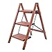 lqgpsx Multifunktions-Trittleiter Ideal für Küche, Bad, Schlafzimmer, klappbarer 3/4-Stufen-Treppenhocker mit Rutschfester Fußmatte, Belastung 150 kg (Größe: 3 Stufen)