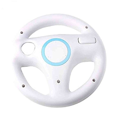 Cascacavelle Nintendo Wii Wheel - Roues de Course pour Les Jeux vidéo , Lot de 2 , Couleur Blanc by