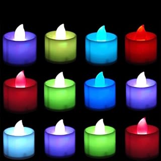 Led Flameless Color Changing Tealight Candles Battery Operated-24pcs./Pack