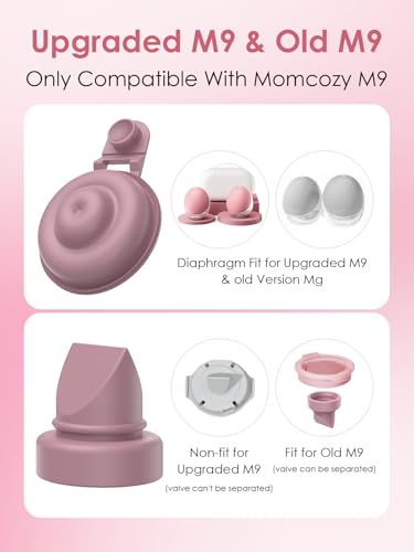 Repuestos de válvula y diafragma de silicona para extractores Momcozy M9 miniatura 4