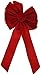 10 x 12-Inch Red Velvet Bow