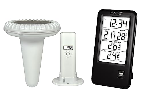 Station de température eau piscine La Crosse Technology WS9068 fin des mesures imprécises