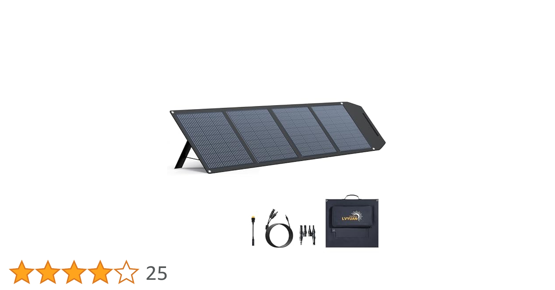 Amazon | リョクエン(LVYUAN) ソーラーパネル 200W ポータブル